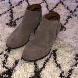 Suede ankle boots
